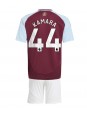 Aston Villa Boubacar Kamara #44 Heimtrikotsatz für Kinder 2024-25 Kurzarm (+ Kurze Hosen)